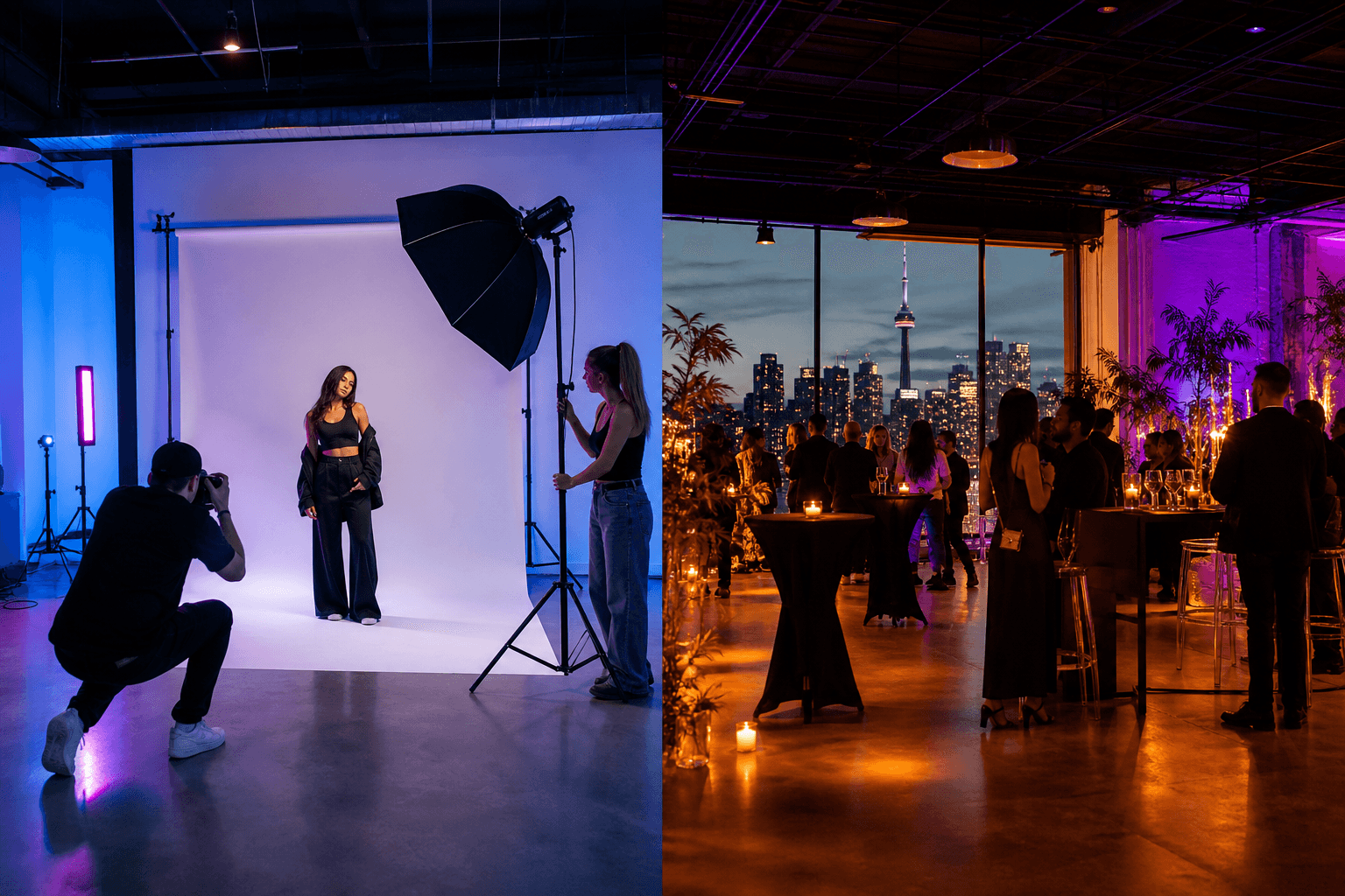Photography Studio vs. Event Space Rental for Toronto Creators